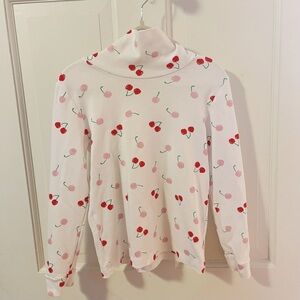 Little English Turtleneck (sz 8) Cherries